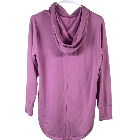 Core 10 Sweatshirt Women's Size Medium Purple Hooded Crewneck Long Sleeve Soft - Picture 2 of 7